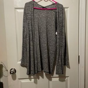 Grey cardigan sweater. Brand- ambiance